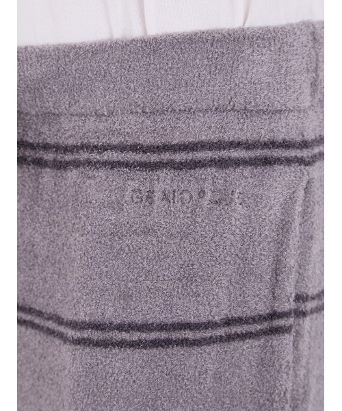 【セール】【HOMME】ホットスムーズィーボーダーロングパンツ（ルームウェア/パジャマ）｜gelato pique（ジェラートピケ）