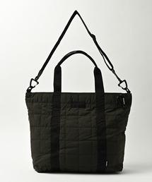 【ADAMPATEK/アダムパテック】square quilt shoulder tote bag / スクエアキルトビッグショルダートートバッグ