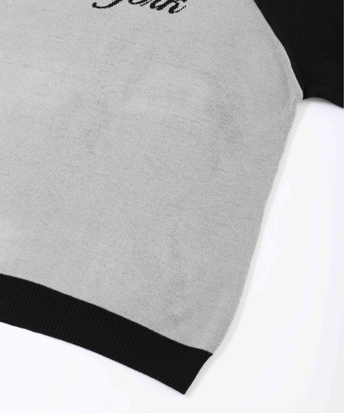 WC（ダブル シー）の「2ラインジャガードラグランビッグニット（ニット/セーター・レディース・ブラック/ピンク・FREE）」の17枚目の写真