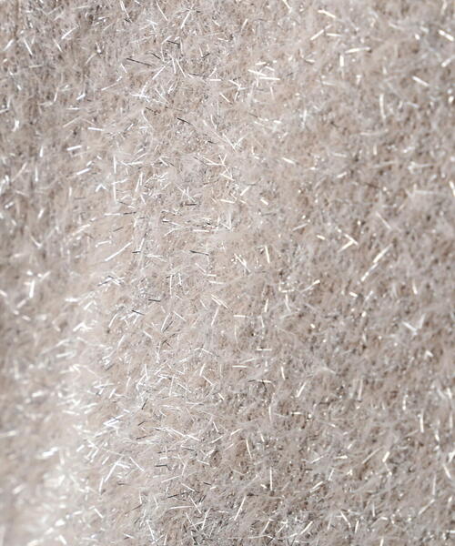 グリッターフェザーアンサンブルニット / 1214270100