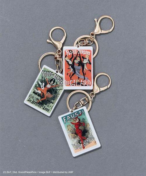 CRAFT STANDARD BOUTIQUE（クラフトスタンダードブティック）の「アートコラボ【ジュール・シェレ】キーホルダー（キーケース/キーアクセサリー・レディース・B/A/C・FREE）」の4枚目の写真