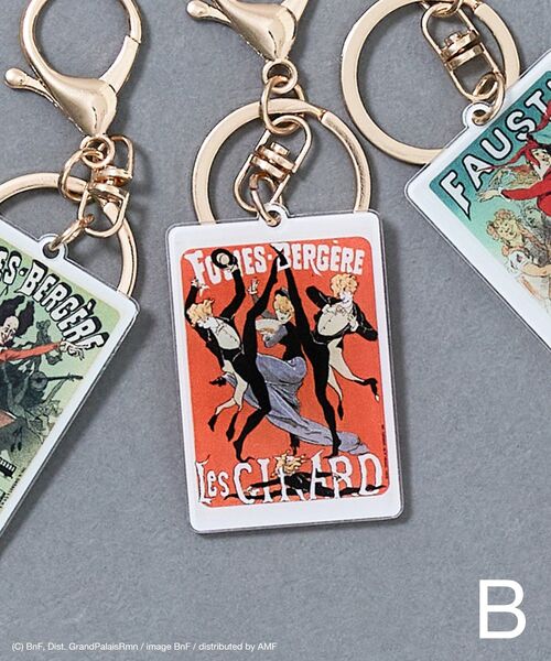 CRAFT STANDARD BOUTIQUE（クラフトスタンダードブティック）の「アートコラボ【ジュール・シェレ】キーホルダー（キーケース/キーアクセサリー・レディース・B/A/C・FREE）」の13枚目の写真