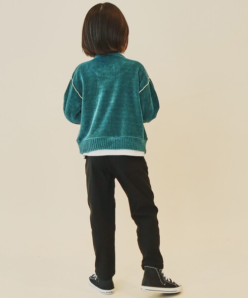 THE SHOP TK （ザ ショップ ティーケー ）の「◆【100－160/親子リンク】カットモールカーディガン/洗濯機OK（カーディガン/ボレロ・キッズ・アイボリー/グリーン/ネイビー・14/13/12/11/10/16/15 ）」の14枚目の写真