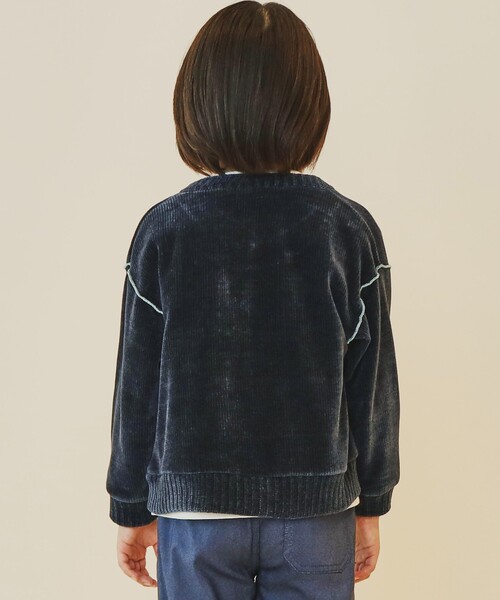 THE SHOP TK （ザ ショップ ティーケー ）の「◆【100－160/親子リンク】カットモールカーディガン/洗濯機OK（カーディガン/ボレロ・キッズ・アイボリー/グリーン/ネイビー・14/13/12/11/10/16/15 ）」の17枚目の写真