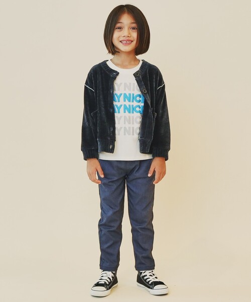 THE SHOP TK （ザ ショップ ティーケー ）の「◆【100－160/親子リンク】カットモールカーディガン/洗濯機OK（カーディガン/ボレロ・キッズ・アイボリー/グリーン/ネイビー・14/13/12/11/10/16/15 ）」の18枚目の写真