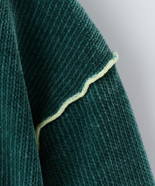 THE SHOP TK （ザ ショップ ティーケー ）の「◆【100－160/親子リンク】カットモールカーディガン/洗濯機OK（カーディガン/ボレロ・キッズ・アイボリー/グリーン/ネイビー・14/13/12/11/10/16/15 ）」の4枚目の写真