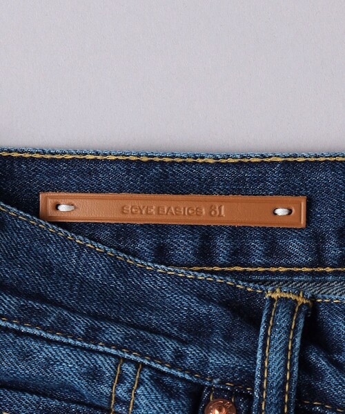 Scye(サイ)の「<Scye> Selvedge Used Wash Wide Leg Jeans/セルビッチ ユーズド ウォッシュ ワイドレッグ ジーンズ(デニムパンツ・メンズ・ライトブルー・29inch/31inch/27inch)」の11枚目の写真