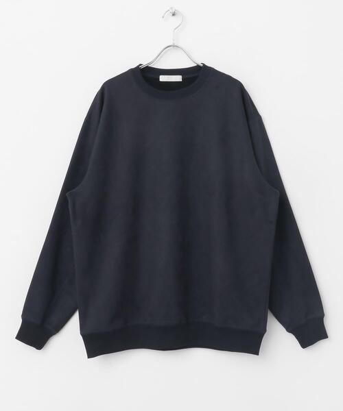 SENSE OF PLACE by URBAN RESEARCH（センスオブプレイスバイアーバンリサーチ）の「フェイクスエードクルーネックスウェット（スウェット・メンズ・ライトベージュ/ブラウン/ダークブラウン/チャコールグレー・MEDIUM/LARGE）」の18枚目の写真