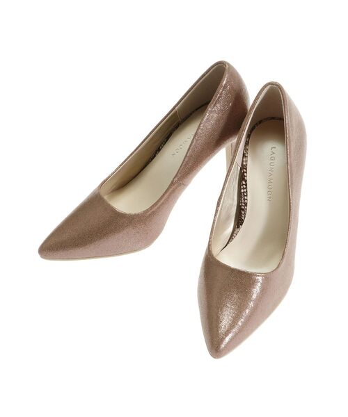 LAGUNAMOON(ラグナムーン)の「LADYコンフォートパンプス 結婚式 お呼ばれ(パンプス・レディース・シルバー/ゴールド・SMALL/X-SMALL/MEDIUM)」の3枚目の写真