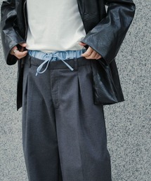 SENSE OF PLACE by URBAN RESEARCH | ウールライクフェイクレイヤードスラックス(その他パンツ)