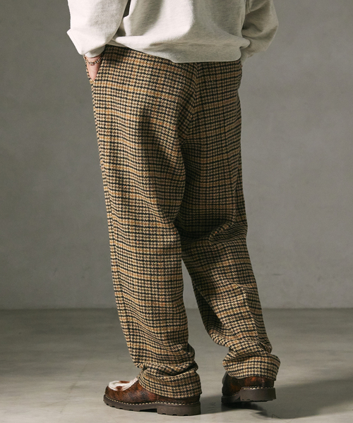 JOURNAL STANDARD relume(ジャーナルスタンダード レリューム)の「カラーネップ ツイード ワイドスラックス(スラックス・メンズ・ベージュ/グレー・MEDIUM/LARGE)」の12枚目の写真