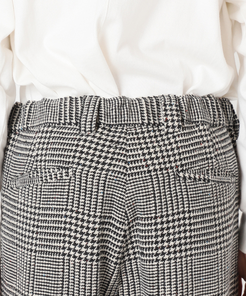 JOURNAL STANDARD relume(ジャーナルスタンダード レリューム)の「カラーネップ ツイード ワイドスラックス(スラックス・メンズ・ベージュ/グレー・MEDIUM/LARGE)」の3枚目の写真