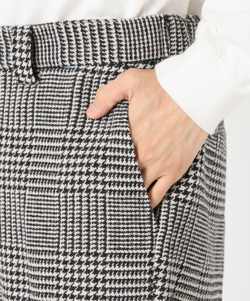 JOURNAL STANDARD relume(ジャーナルスタンダード レリューム)の「カラーネップ ツイード ワイドスラックス(スラックス・メンズ・ベージュ/グレー・MEDIUM/LARGE)」の4枚目の写真