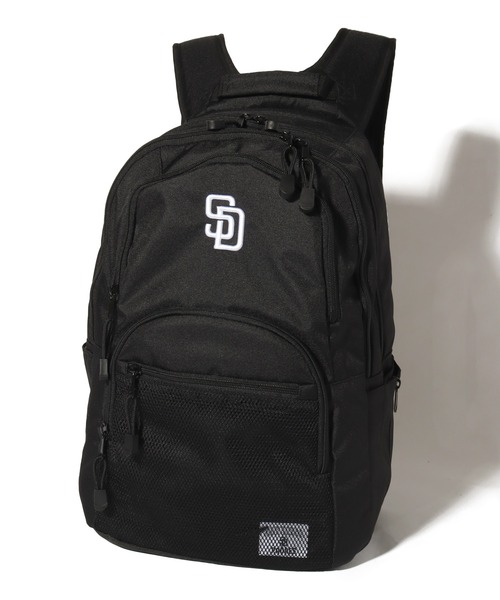 MLB(メジャーリーグベースボール)の「【MLB/メジャーリーグベースボール】Wメインコンパートメントバックパック(バックパック/リュック・メンズ・ブラック系2/ブラック系3/ブラック系1/レオパード・FREE)」の11枚目の写真
