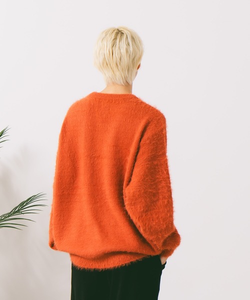 ROUGH TRADE(ラフトレード)の「【ROUGH TRADE/ラフトレード】シャギークルーニット(ニット/セーター・メンズ・グレー系その他/ブラック系その他/オレンジ系その他・MEDIUM/LARGE/X-LARGE)」の16枚目の写真