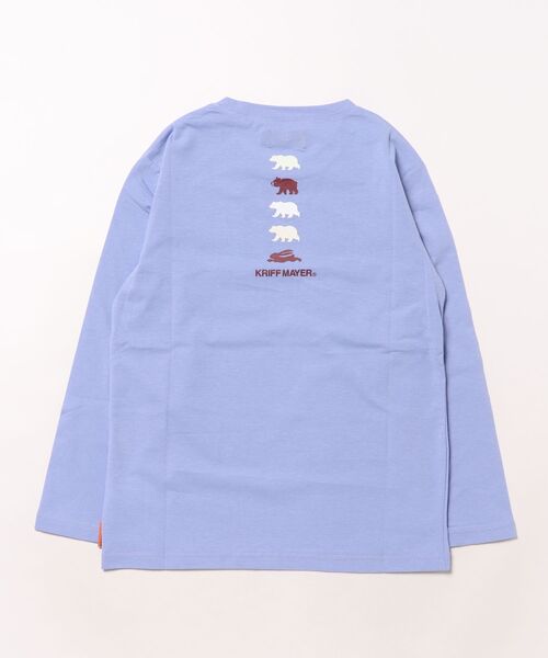 KRIFF MAYER Kid's Collection(クリフメイヤーキッズコレクション)の「【UVカット】おひさまプリントロンT(クマ)(Tシャツ/カットソー・キッズ・グレー/マスタード/グレイッシュベージュ/チャコール/ライトグリーン/サックスブルー・170/160/150/140/130/120)」の8枚目の写真