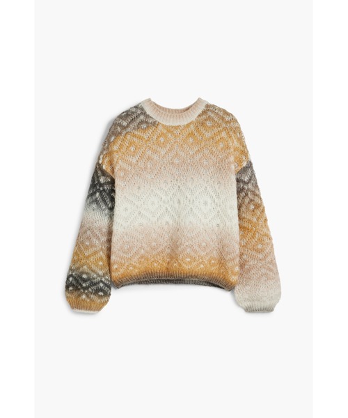 ニット セーター JERSCOOL WESTERNPOSET プルオーバーロングスリーブ レディース Desigual ニット セーター JERSCOOL WESTERNPOSET プルオーバー