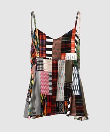 PATCHWORK PRINT CAMISOLE