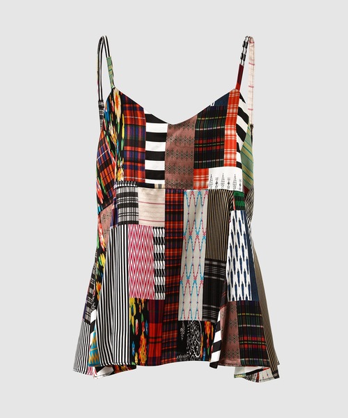 ANREALAGE(アンリアレイジ)の「PATCHWORK PRINT CAMISOLE(キャミソール・レディース・その他1/その他2・36)」の1枚目の写真