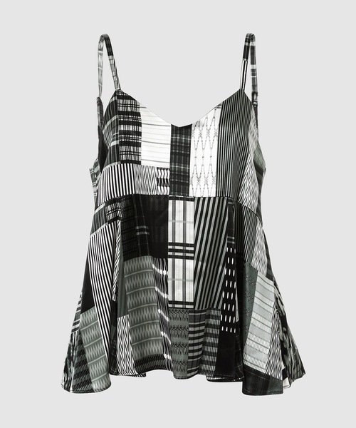 ANREALAGE（アンリアレイジ）の「PATCHWORK PRINT CAMISOLE