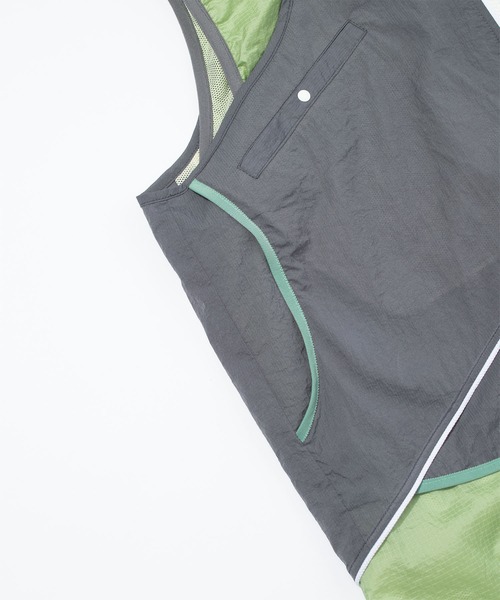 F/CE. (エフシーイー)の「F/CE. LAYERING UTOPIA VEST / エフシーイー レイヤリング ユートピア ベスト(ベスト・メンズ・ブラック/ミント・MEDIUM/LARGE/SMALL)」の10枚目の写真