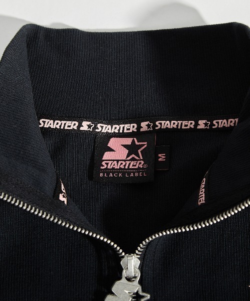 STARTER BLACK LABEL(スターターブラックレーベル)の「≪2サイズ展開/レディース≫STARTER BLACK LABEL テレコフルジップ ショート丈 スタンドネック ショートセーター(パーカー・レディース・ブラック/カーキ・MEDIUM/LARGE)」の11枚目の写真