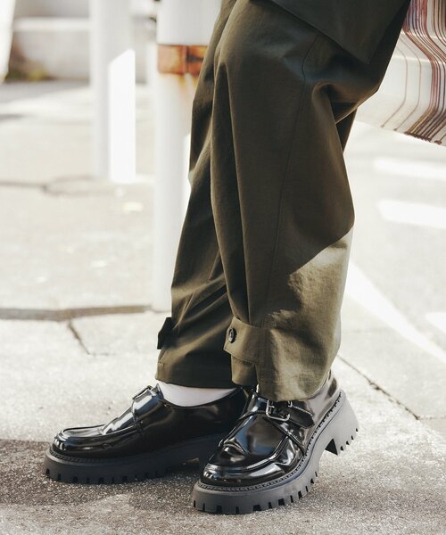 tk.TAKEO KIKUCHI（ティーケータケオキクチ）の「モンクストラップタンクソールシューズ（その他シューズ・メンズ・ブラック/ブラック系・55/75/65）」の12枚目の写真