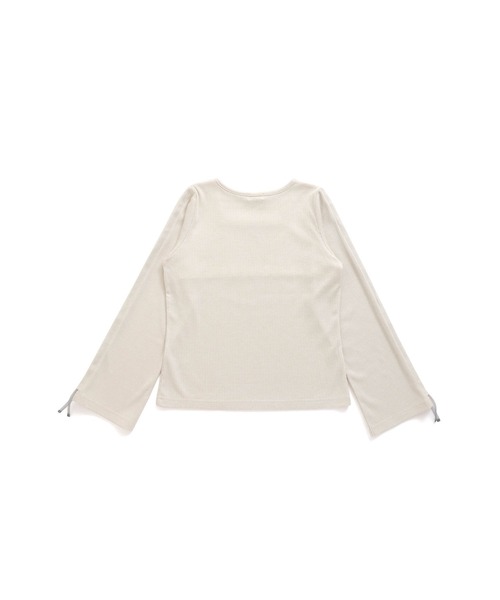 JENNI love(ジェニィラブ)の「ラメテレコそでドロストロンT(Tシャツ/カットソー・キッズ・グレー/オフホワイト/ピンク・160cm/150cm/140cm/130cm)」の16枚目の写真