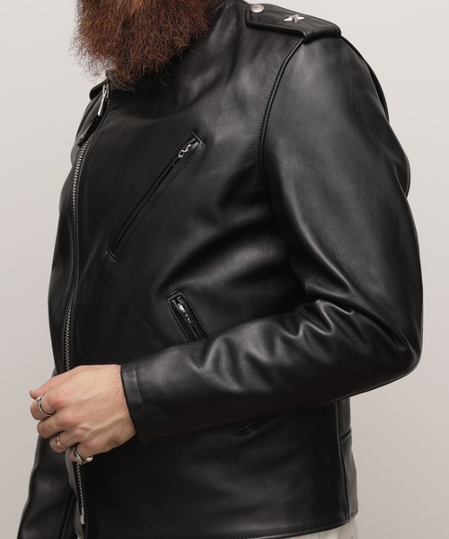 【未使用タグ付き】GREED ×Schott 'ONESTAR'ライダース Greed International×Schott Riders｜Greed International
