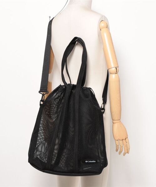 Columbia（コロンビア）の「【ムラサキスポーツ別注】Columbia/コロンビア トートバッグ COOP MILE M. MESH TOTE バック PU8770（トートバッグ・メンズ・ブラック・FREE）」の12枚目の写真