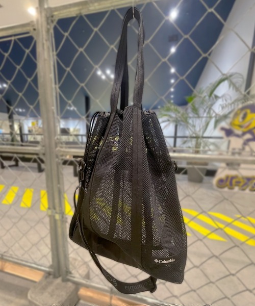 Columbia（コロンビア）の「【ムラサキスポーツ別注】Columbia/コロンビア トートバッグ COOP MILE M. MESH TOTE バック PU8770（トートバッグ・メンズ・ブラック・FREE）」の3枚目の写真