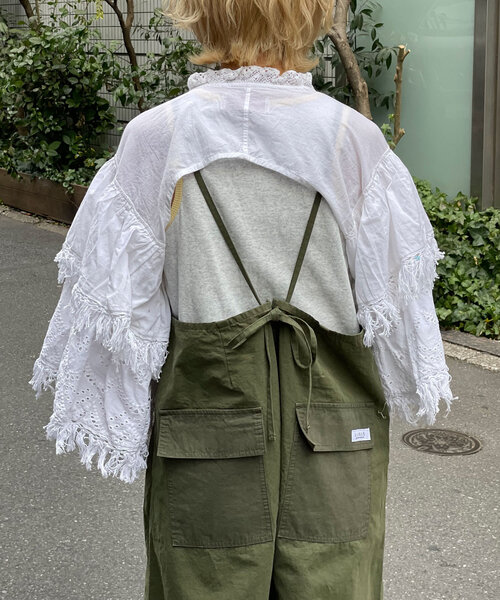 CIAOPANIC（チャオパニック）の「【She desires...】フリンジティアードボレロ（シャツ/ブラウス・レディース・オフホワイト・ONE SIZE）」の4枚目の写真