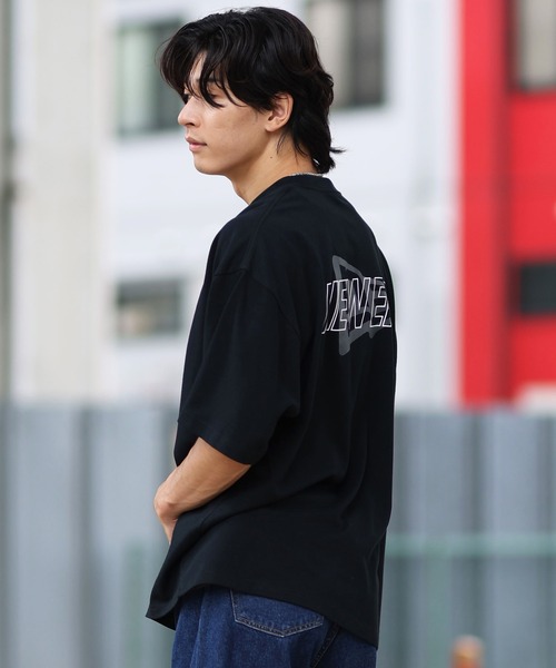 NEW ERA × Runtrip 半袖ウインドシャツ NEW ERA ニューエラ メンズ 半袖 Tシャツ バックプリント 吸水速乾