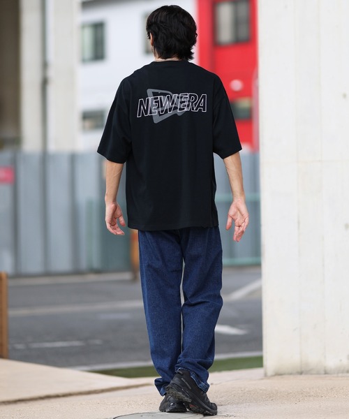 NEW ERA（ニューエラ）の「NEW ERA/ニューエラ 半袖Tシャツ バックプリント 吸汗速乾 14410156/14410157（Tシャツ/カットソー・メンズ・ホワイト/ブラック・M/XXL/XL/L）」の16枚目の写真