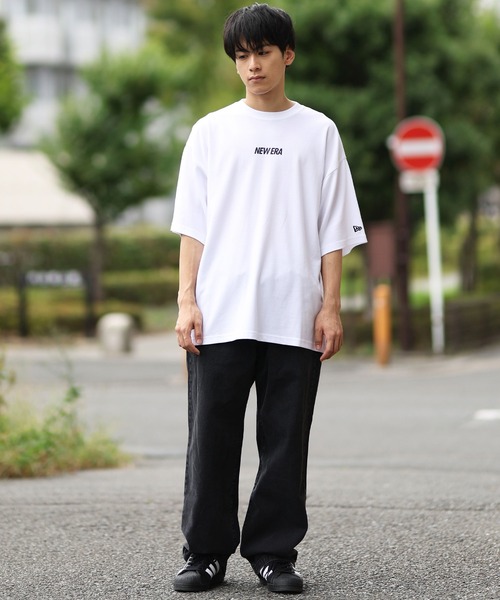NEW ERA（ニューエラ）の「NEW ERA/ニューエラ 半袖Tシャツ バックプリント 吸汗速乾 14410156/14410157（Tシャツ/カットソー・メンズ・ホワイト/ブラック・M/XXL/XL/L）」の7枚目の写真