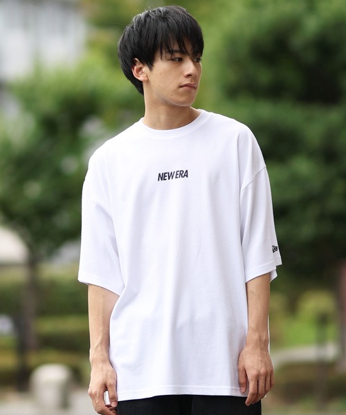 NEW ERA（ニューエラ）の「NEW ERA/ニューエラ 半袖Tシャツ バックプリント 吸汗速乾 14410156/14410157（Tシャツ/カットソー・メンズ・ホワイト/ブラック・M/XXL/XL/L）」の3枚目の写真