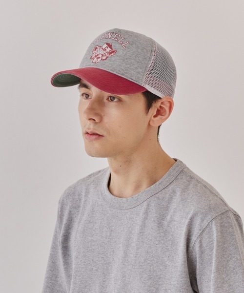 OVERRIDE（オーバーライド）の「Cornell SWEAT MESH WASHED CAP / カレッジ（キャップ・メンズ・レッド・57~59cm）」の11枚目の写真