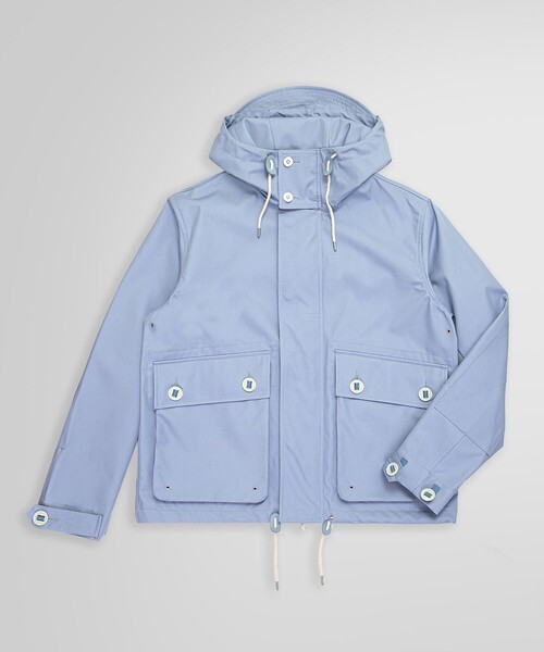 BROOKS BROTHERS(ブルックスブラザーズ)の「コットンブレンド フーデッド ウィンドブレーカー(マウンテンパーカー・メンズ・ネイビー/ブルー/ホワイト・SMALL/MEDIUM/X-LARGE/LARGE)」の3枚目の写真