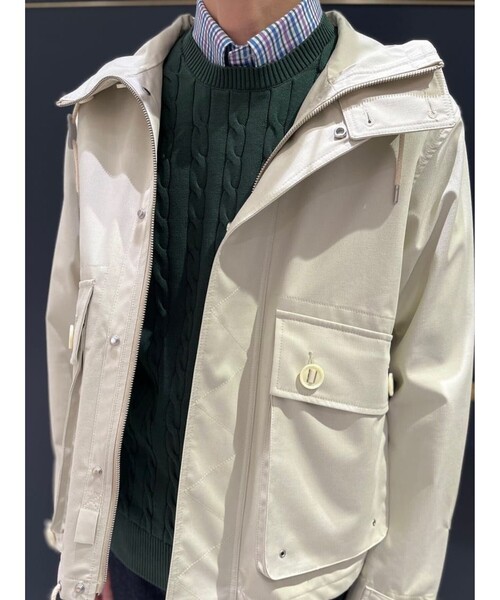 BROOKS BROTHERS(ブルックスブラザーズ)の「コットンブレンド フーデッド ウィンドブレーカー(マウンテンパーカー・メンズ・ネイビー/ブルー/ホワイト・SMALL/MEDIUM/X-LARGE/LARGE)」の13枚目の写真