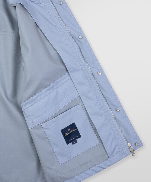 BROOKS BROTHERS(ブルックスブラザーズ)の「コットンブレンド フーデッド ウィンドブレーカー(マウンテンパーカー・メンズ・ネイビー/ブルー/ホワイト・SMALL/MEDIUM/X-LARGE/LARGE)」の18枚目の写真