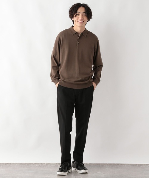 GLOBAL WORK（グローバルワーク）の「メルティライトニット/ポロ/147157（ニット/セーター・メンズ・サックスブルー/アイボリー/ネイビー/ブラウン・MEDIUM/LARGE/X-LARGE/SMALL）」の19枚目の写真