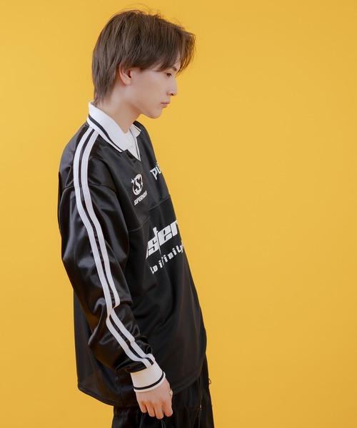 improves(インプローブス)の「グロッシー サッカーゲーム シャツ(Tシャツ/カットソー・メンズ・ネイビー/グレー/ブラック・MEDIUM/LARGE/SMALL)」の5枚目の写真