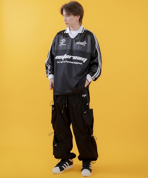 improves(インプローブス)の「グロッシー サッカーゲーム シャツ(Tシャツ/カットソー・メンズ・ネイビー/グレー/ブラック・MEDIUM/LARGE/SMALL)」の7枚目の写真