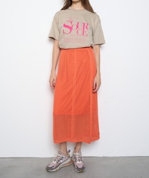 Mill mesh knit skirt ミルメッシュニットスカート