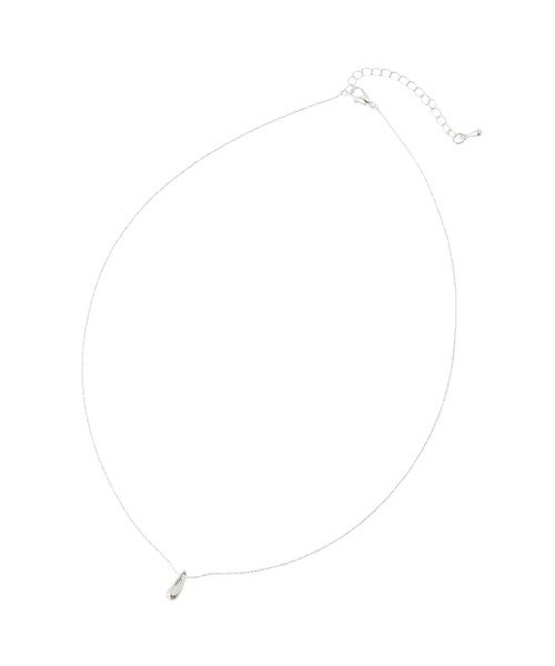 earth music&ecology(アースミュージックアンドエコロジー)の「SET2点ドロップネックレス+ビジューネックレス(ネックレス・レディース・シルバー/ピンク・FREE)」の7枚目の写真