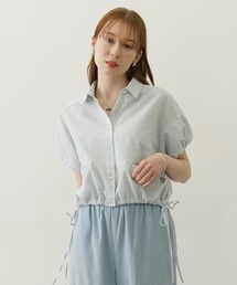 MILKFED. | STRIPED PUFF SLEEVE SHIRTS(シャツ/ブラウス)