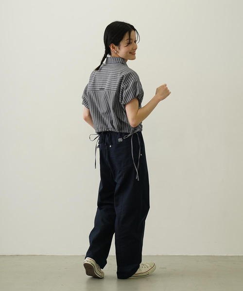 セール】STRIPED PUFF SLEEVE SHIRTS（シャツ/ブラウス
