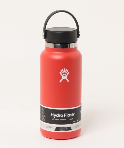 OLD BETTY'S(オールドベティーズ)の「【Hydro Flask】ハイドロフラスク 32oz(946ml) Wide Mouth(水筒・レディース・ホワイト/レッド系その他・FREE)」の2枚目の写真