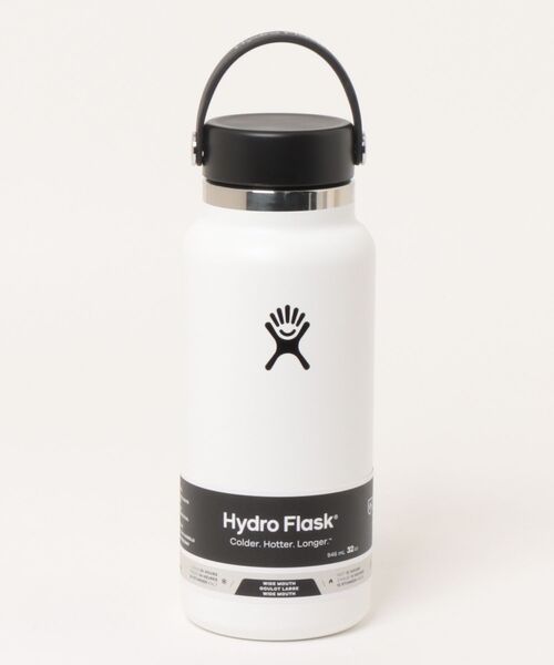 OLD BETTY'S(オールドベティーズ)の「【Hydro Flask】ハイドロフラスク 32oz(946ml) Wide Mouth(水筒・レディース・ホワイト/レッド系その他・FREE)」の1枚目の写真