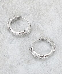 ビジューワンタッチピアス